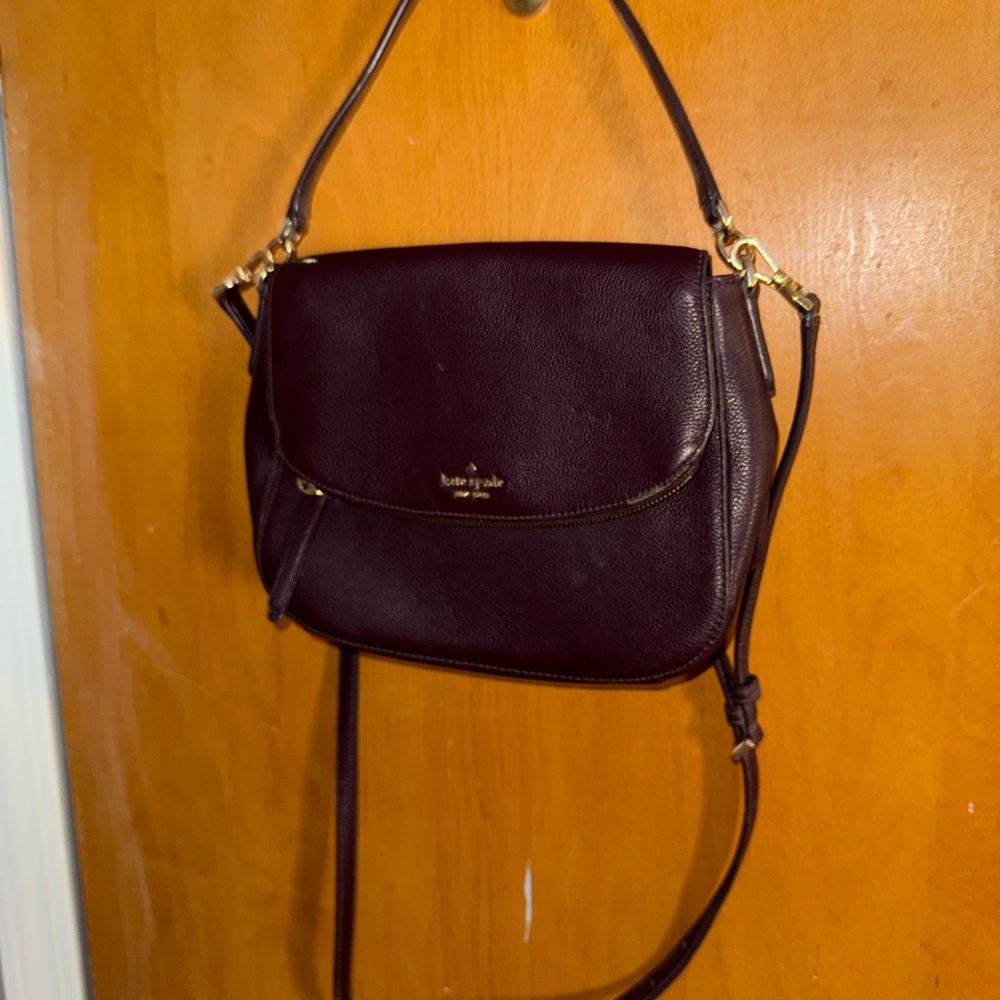 Kate Spade Brown Leather Crossbody Bag Timeless Design
